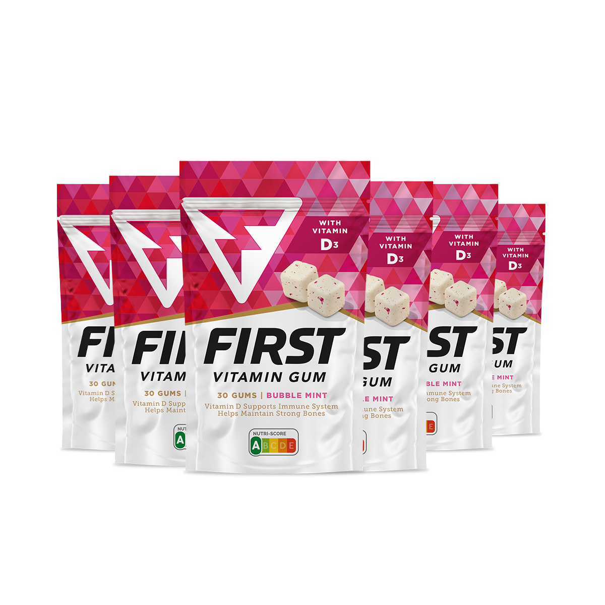 Bubble Mint D3 6-Pack